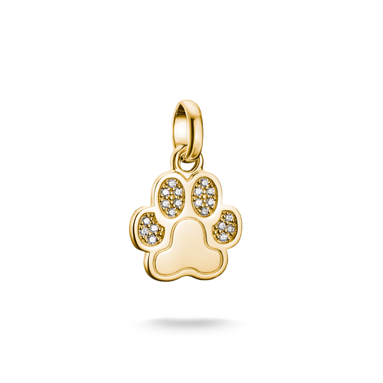 Breloque pour femme en argent 925, cubic zirconium, patte de chien - CC1259-414-14 - Thomas Sabo