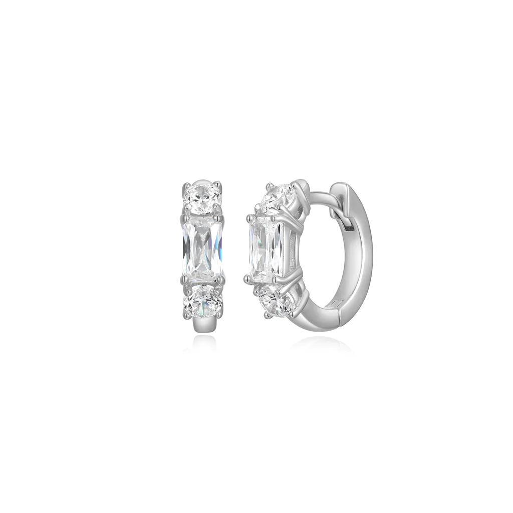 Boucles d'oreilles pour femme en argent 925, cubic zirconium - R2ASJN000N - Reign