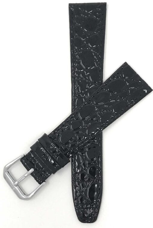 Bracelet de montre en cuir et stainless - XL.104.16.NR - Banda Swiss
