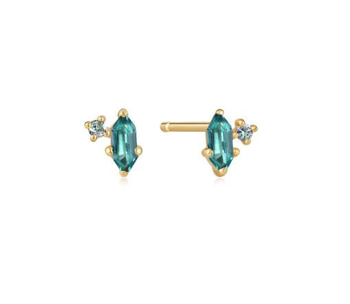 Boucles d'oreilles pour femme en argent 925, zircons