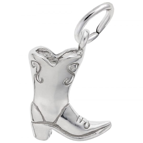 Pendentif en argent 925, botte