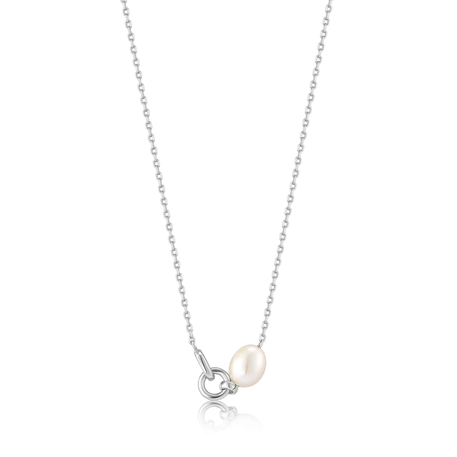 Pendentif pour femme en argent 925, perle - N043-02H - Ania Haie