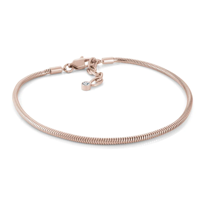 Chevillère pour femme en stainless, queue de rat