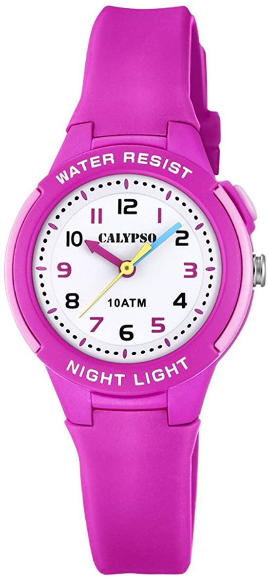 Montre pour enfant en stainless, bracelet de silicone, 10ATM