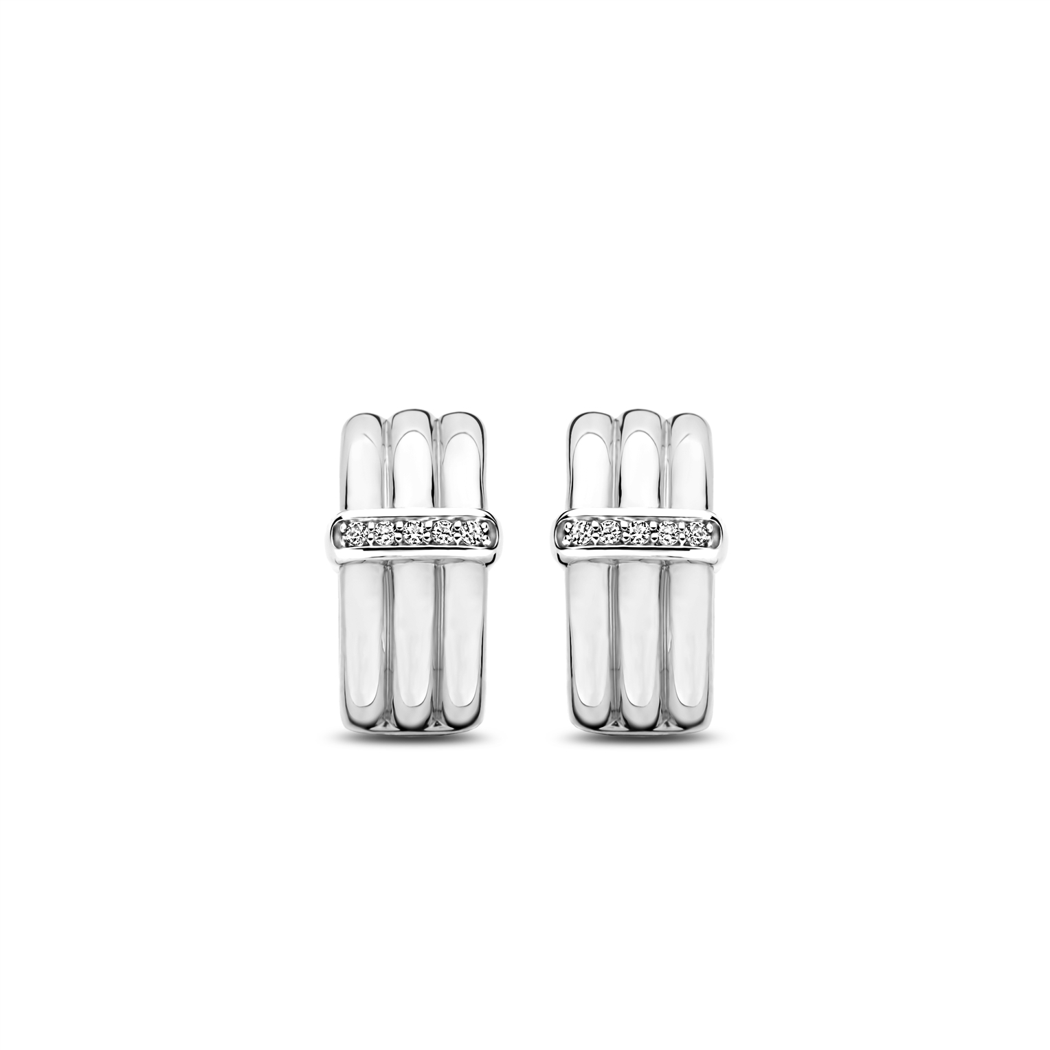 Boucles d'oreilles pour femme en argent 925. cubic zirconium - 7979ZI - Ti Sento Milano