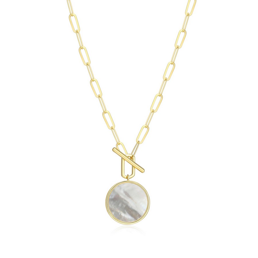 Collier pour femme en argent 925, nacre de perle - 30LC16A938 - ELLE