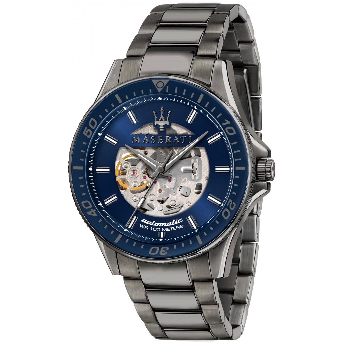 Montre automatique pour homme en stainless, 10ATM, verre saphir - R8823140001 - Maserati