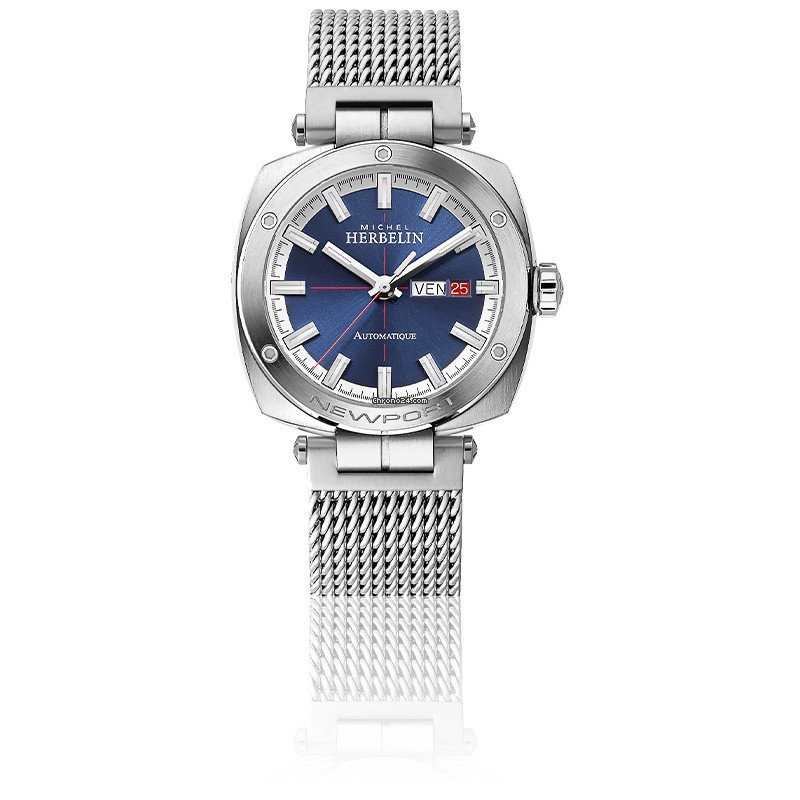 Montre homme, stainless de haute qualité, verre saphir, mouvement suisse et automatic, 10ATM, édition limitée de 1000 montres (350e), Newport