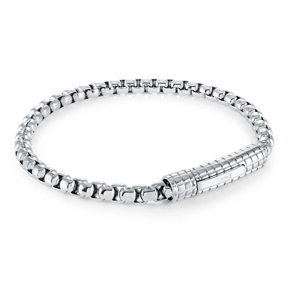 Bracelet pour homme en stainless, vénitienne 5mm - SMB816-8 - Italgem