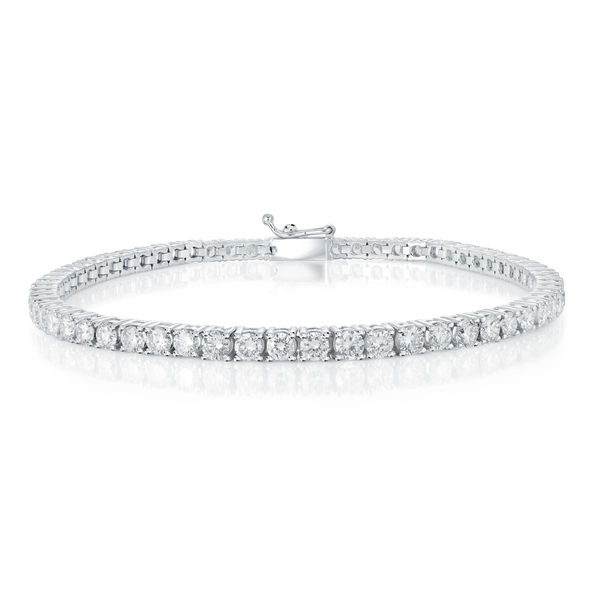 Bracelet tennis en or 14k, 2.49 carat de diamants VS fabriqués en laboratoire