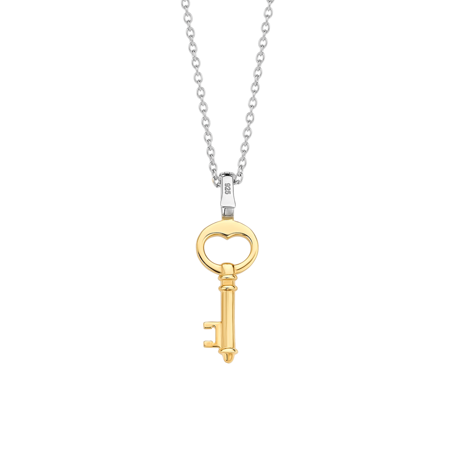 Pendantif argent 925, clef