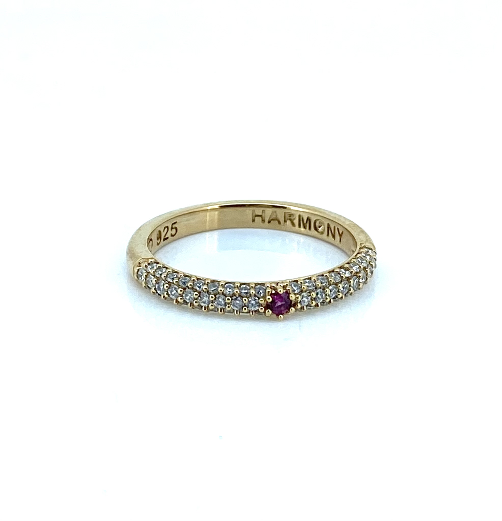 Bague pour femme en argent 925, zircons