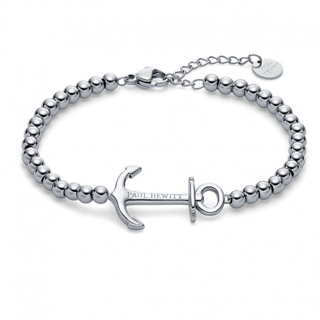 Bracelet stainless, ancre, boules
