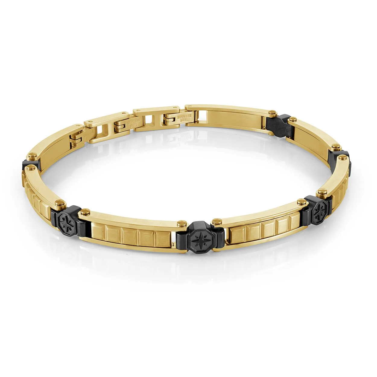 Bracelet pour homme en stainless, étoile - SMB679 - Italgem