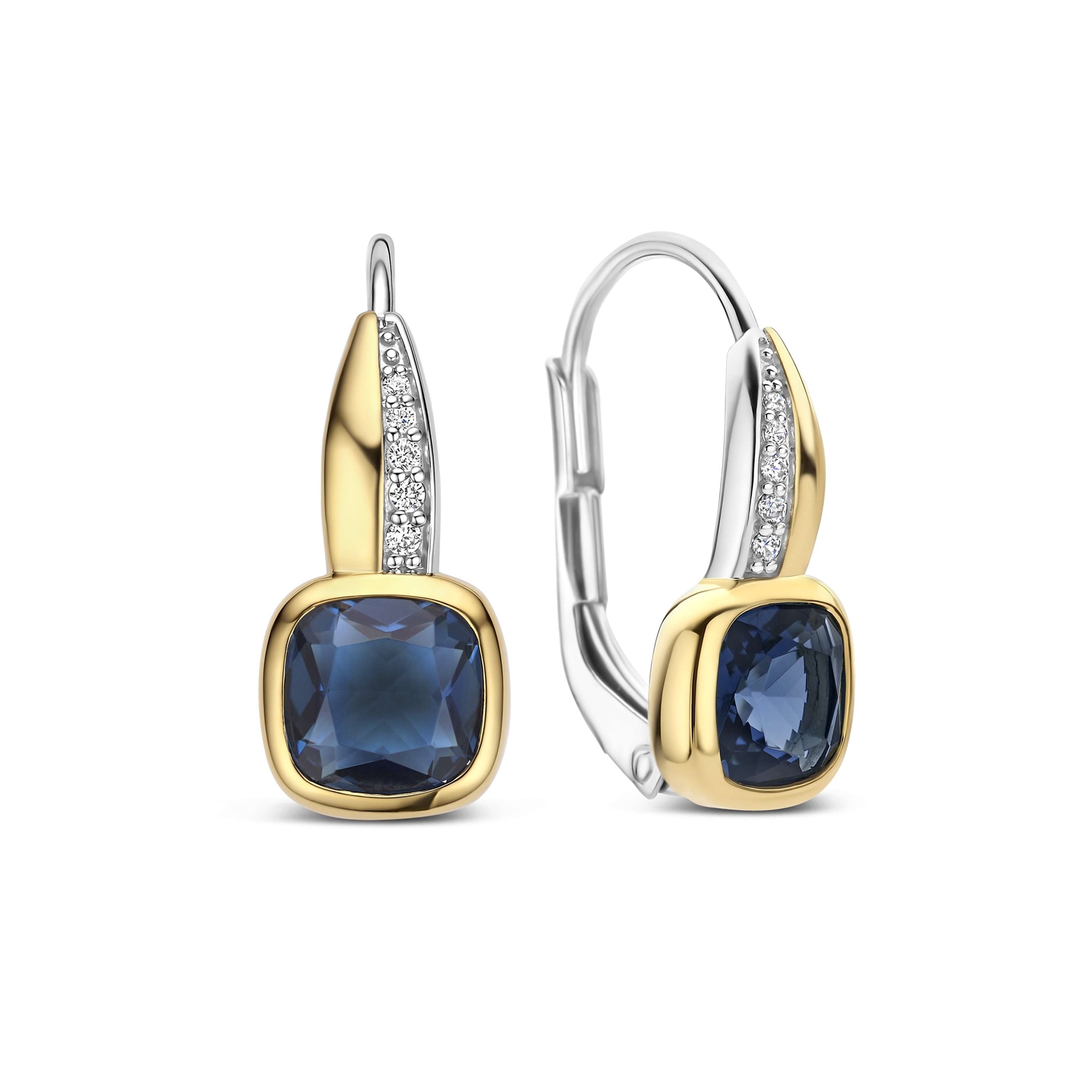 Boucles d'oreilles pour femme en argent 925, cubic zirconium - 78118DB - Ti Sento Milano