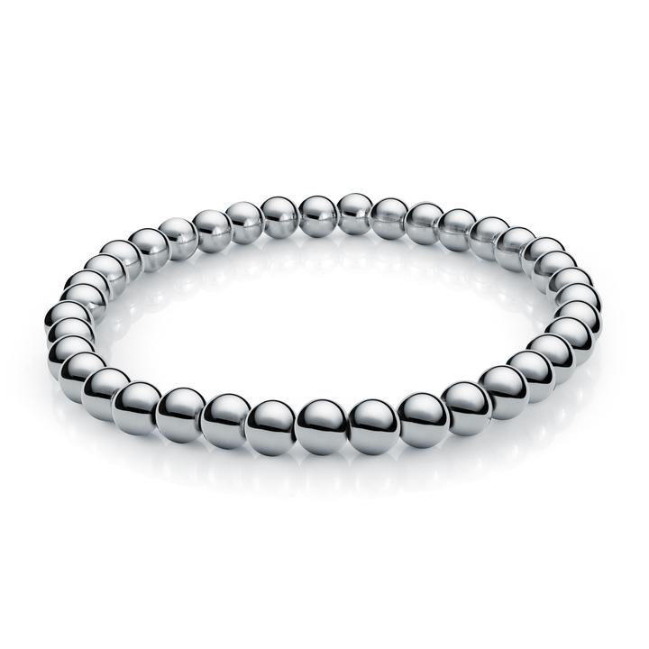 Bracelet élastique pour femme en stainless, boules