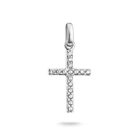 Breloque en argent 925, cubic zirconium, croix - CC1203-051-14 - Thomas Sabo