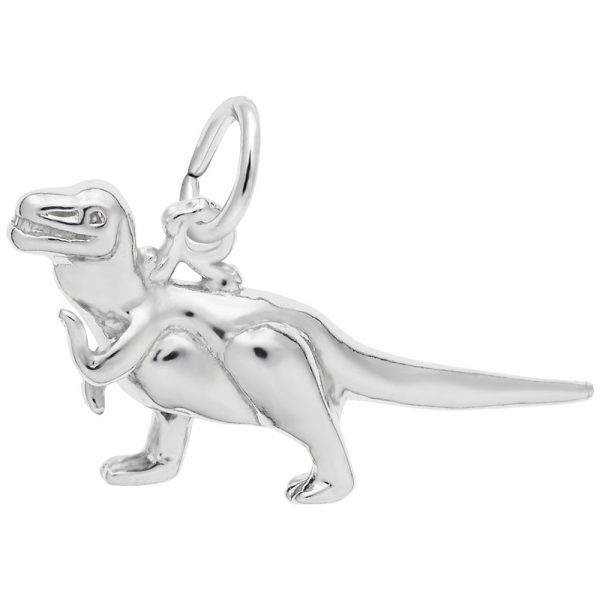 Pendentif en argent 925, T-Rex