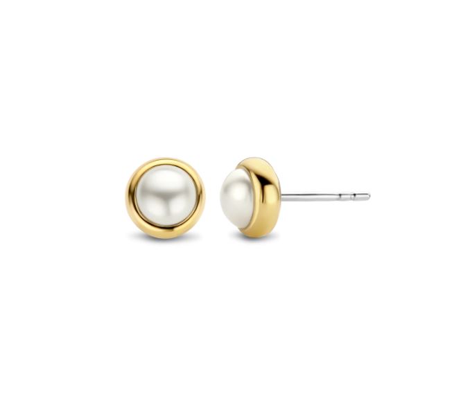 Boucles d'oreilles pour femme en argent 925, perles