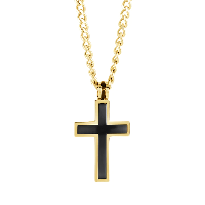 Pendentif pour homme en stainless, croix - SC161 - Italgem
