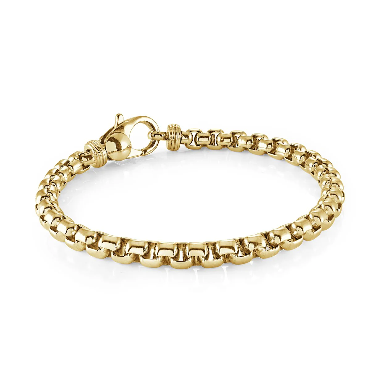 Bracelet pour homme en stainless, vénitienne 4mm - SMB810-GO-8 - Italgem