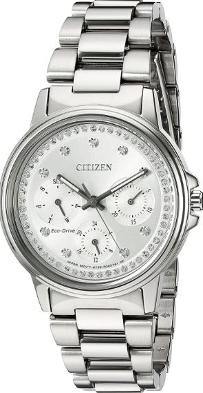 Montre femme, stainless, eco-drive