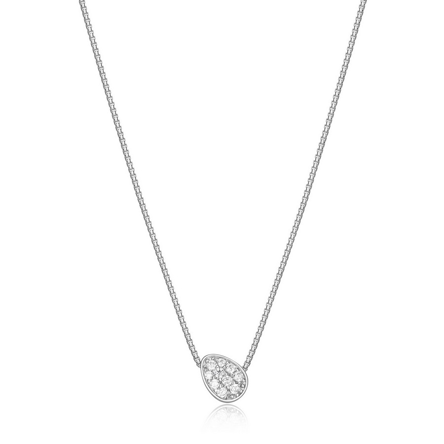 Pendentif pour femme en argent 925, cubic zirconium