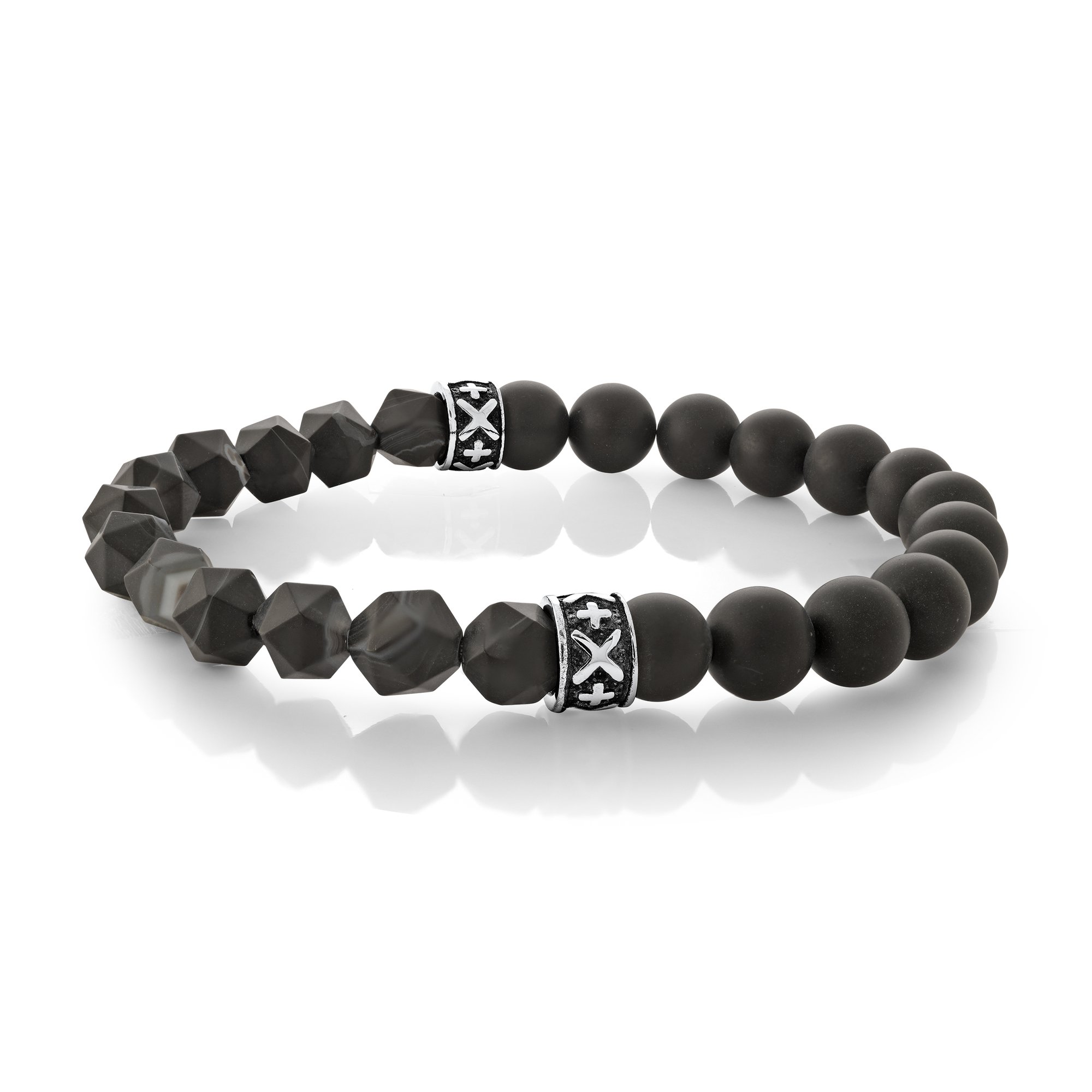 Bracelet élastique pour homme en stainless