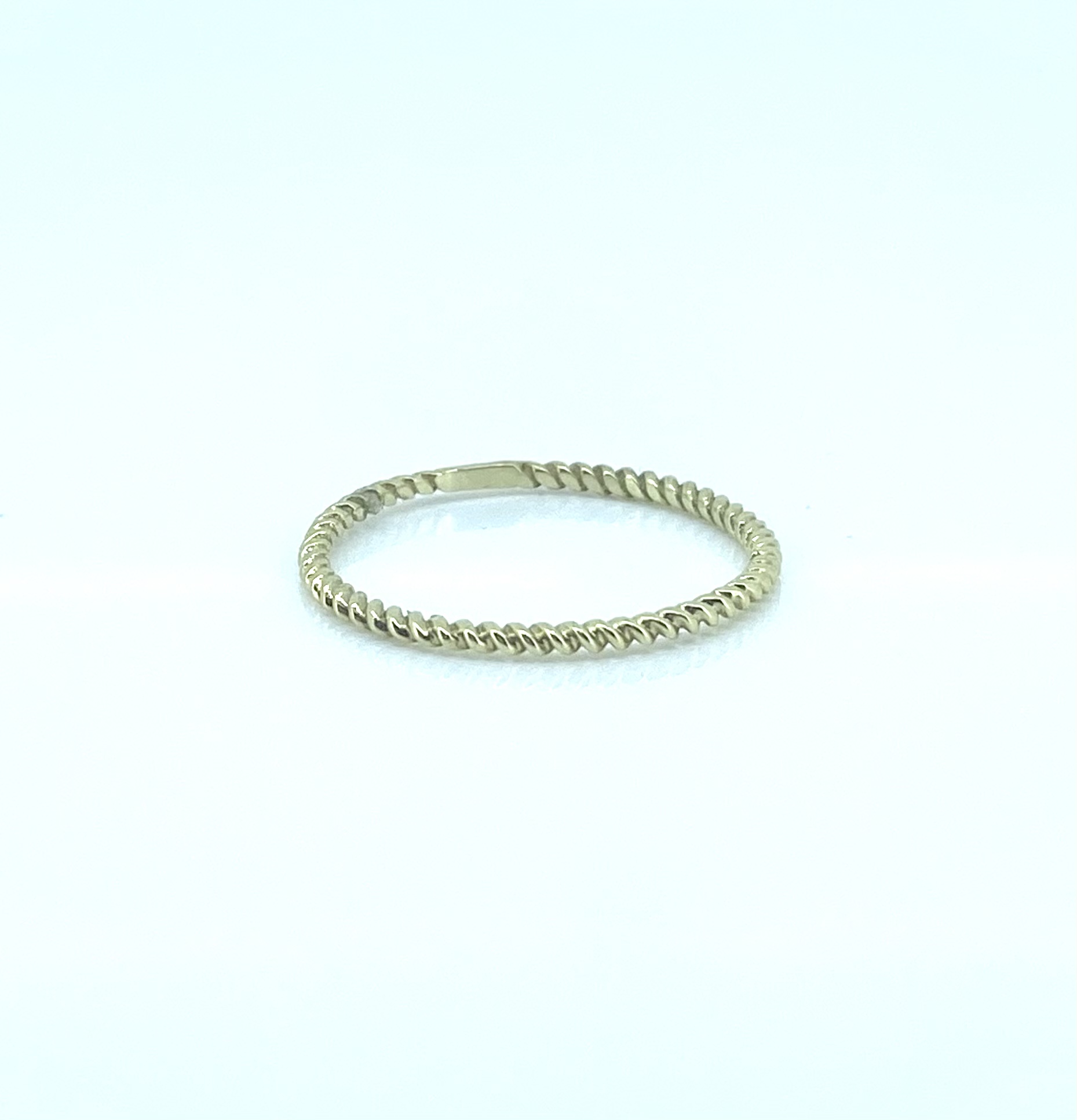 Bague pour femme en argent 925, torsadée