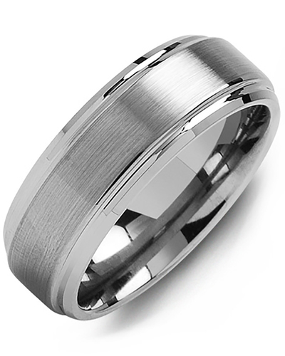 Bague pour homme en tungstène