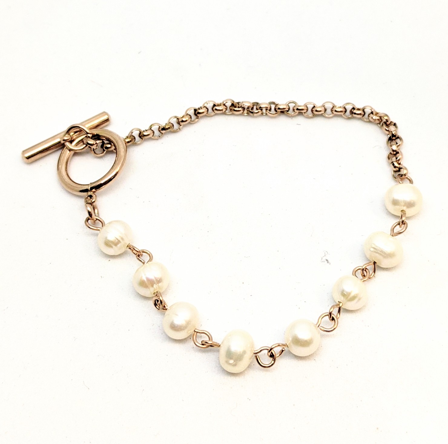 Bracelet en stainless, perles