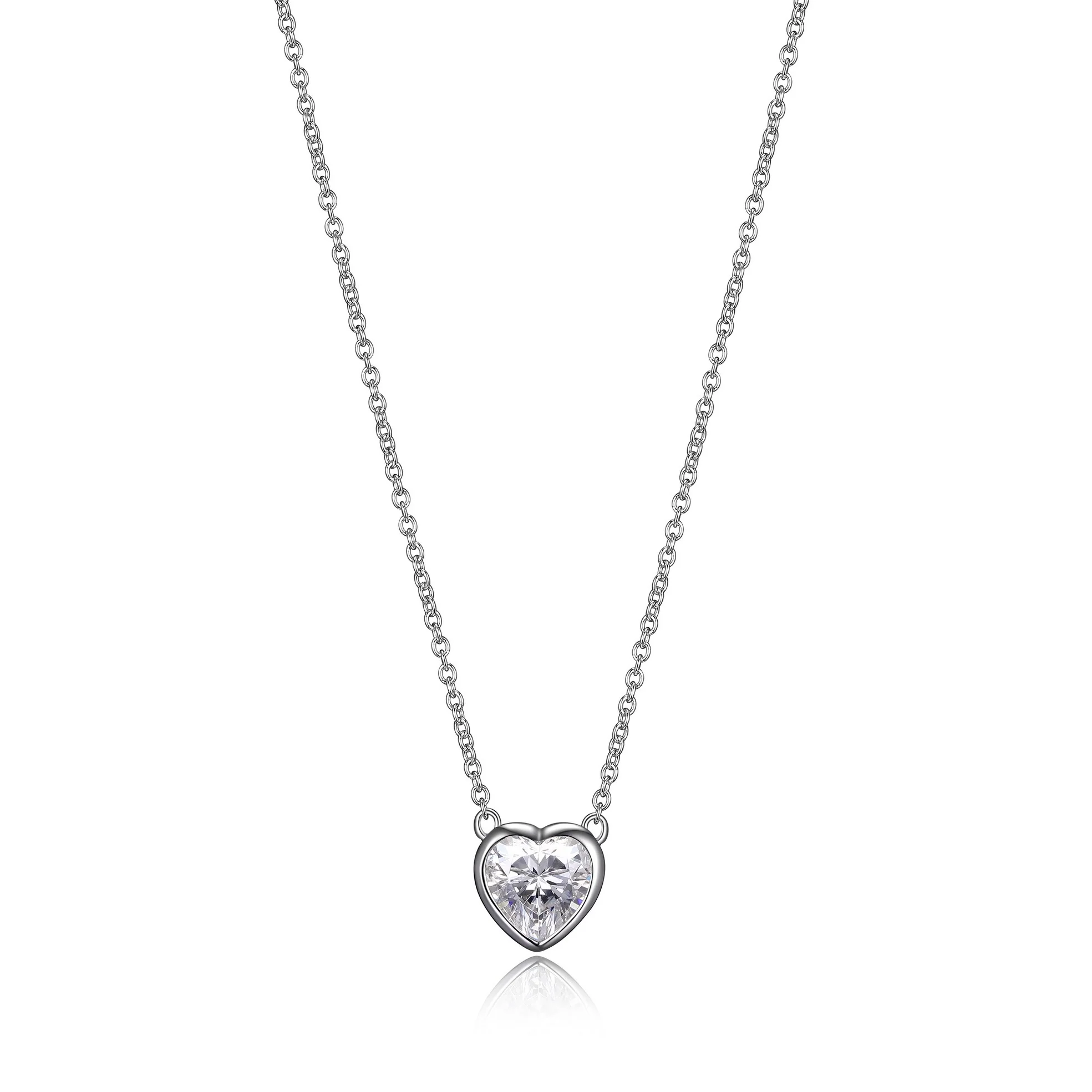 Pendentif pour femme en argent 925, cubic zirconium, coeur - R0X1550018 - Reign