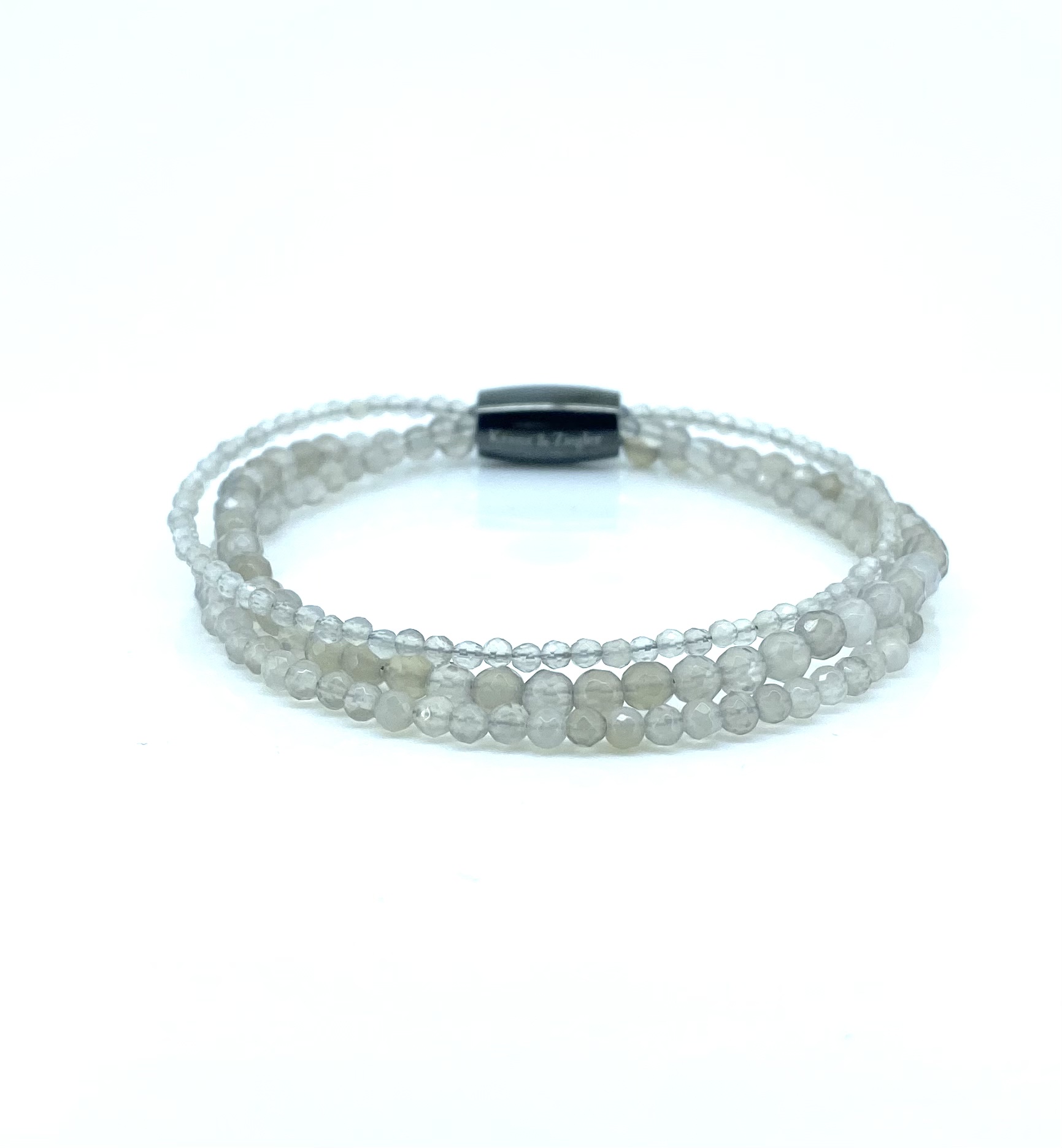 Bracelet triple pour femme en stainless, boules