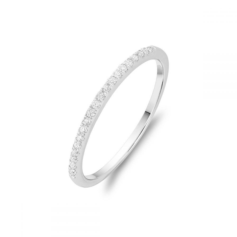 Jonc or 10K, 10 points de diamants total, bague match = 02-0410HC25