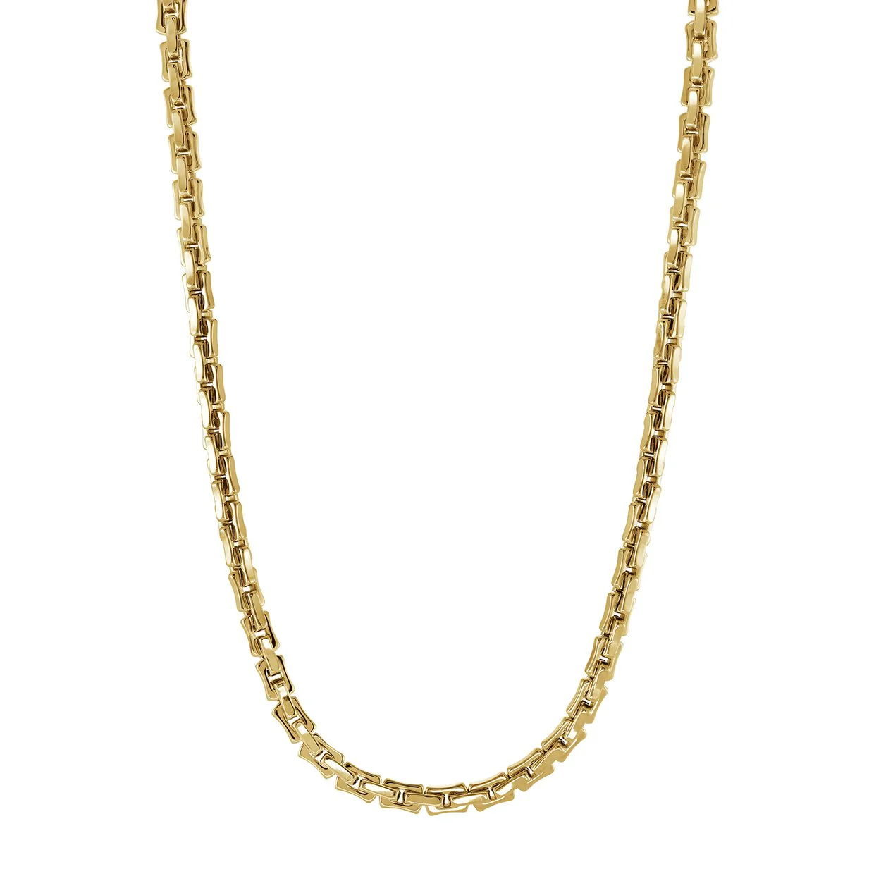 Chaine pour homme en stainless. bamboo 5mm - SYN87-22 - Italgem