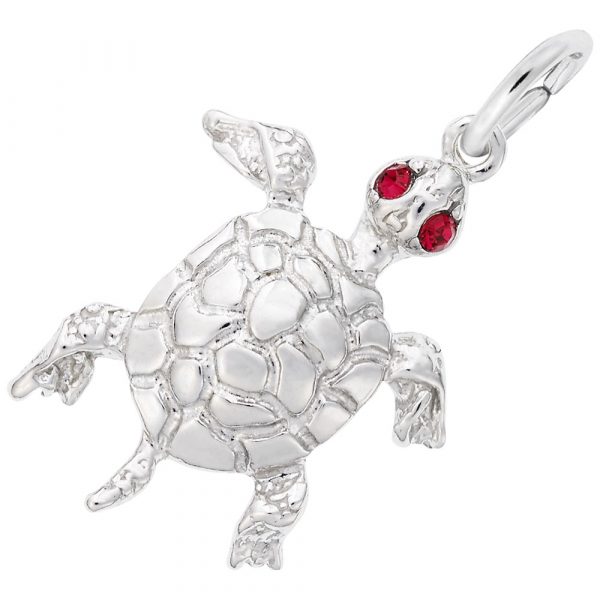 Pendentif en argent 925, tortue