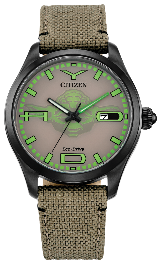 Montre pour homme en stainless, bracelet de nylon, 10ATM, STAR WARS YODA - BM6839-06W - Citizen