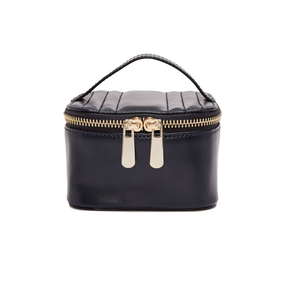 Coffre de bijoux pour voyage en cuir véritable, Maria, cube - 766517 - Wolf