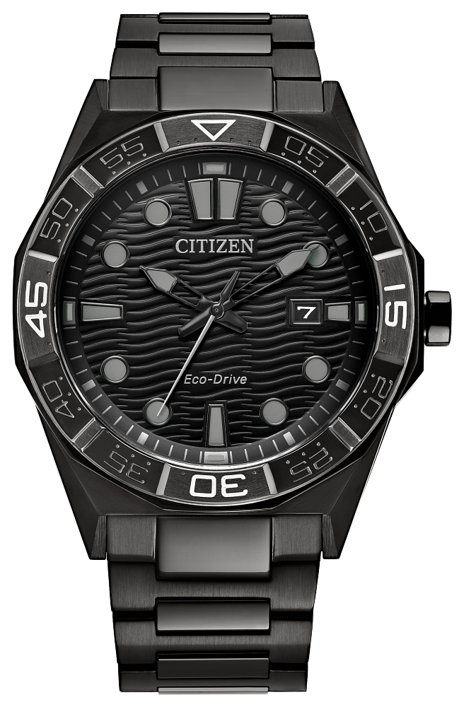 Montre pour homme en stainless, Eco-Drive, verre saphir, 10ATM - AW1855-52E - Citizen