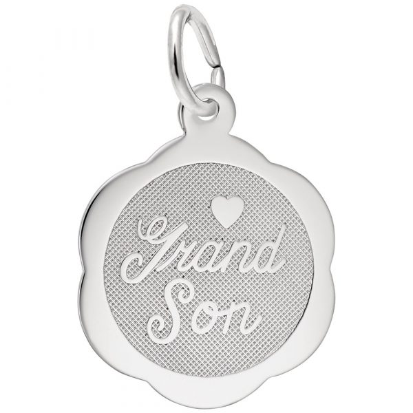 Pendentif en argent 925, petit fils