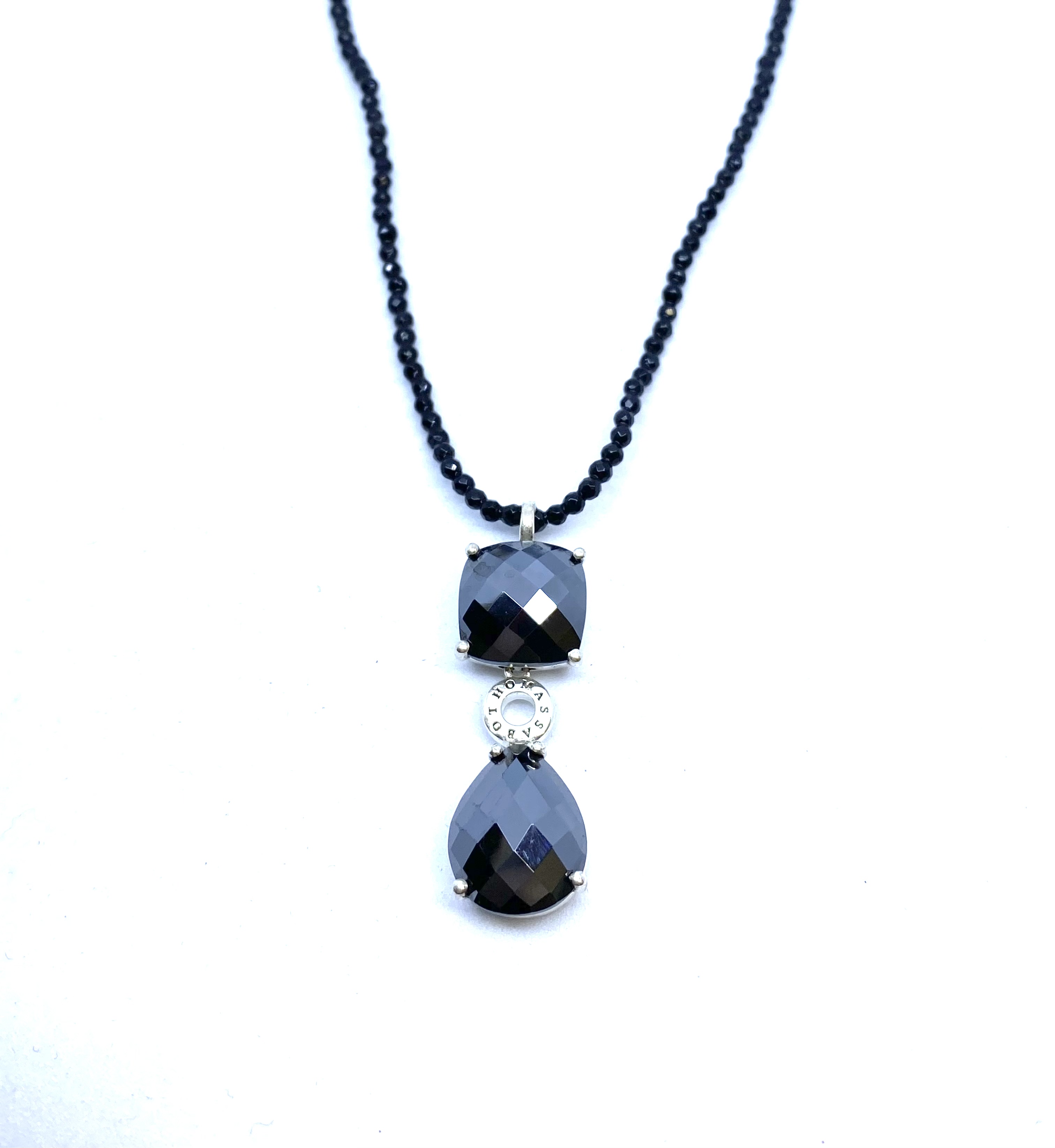 Pendentif pour femme en argent 925, zircons