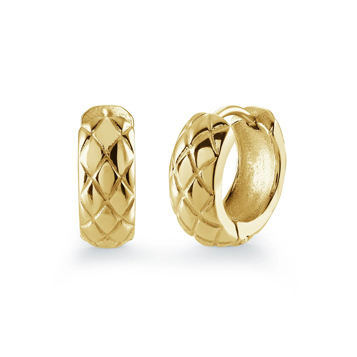 Boucles d'oreilles en stainless - SEA486-GO - Italgem