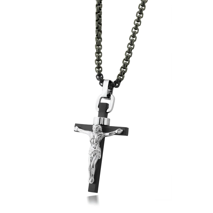 Pendentif pour homme en stainless, croix - SC51 - Italgem