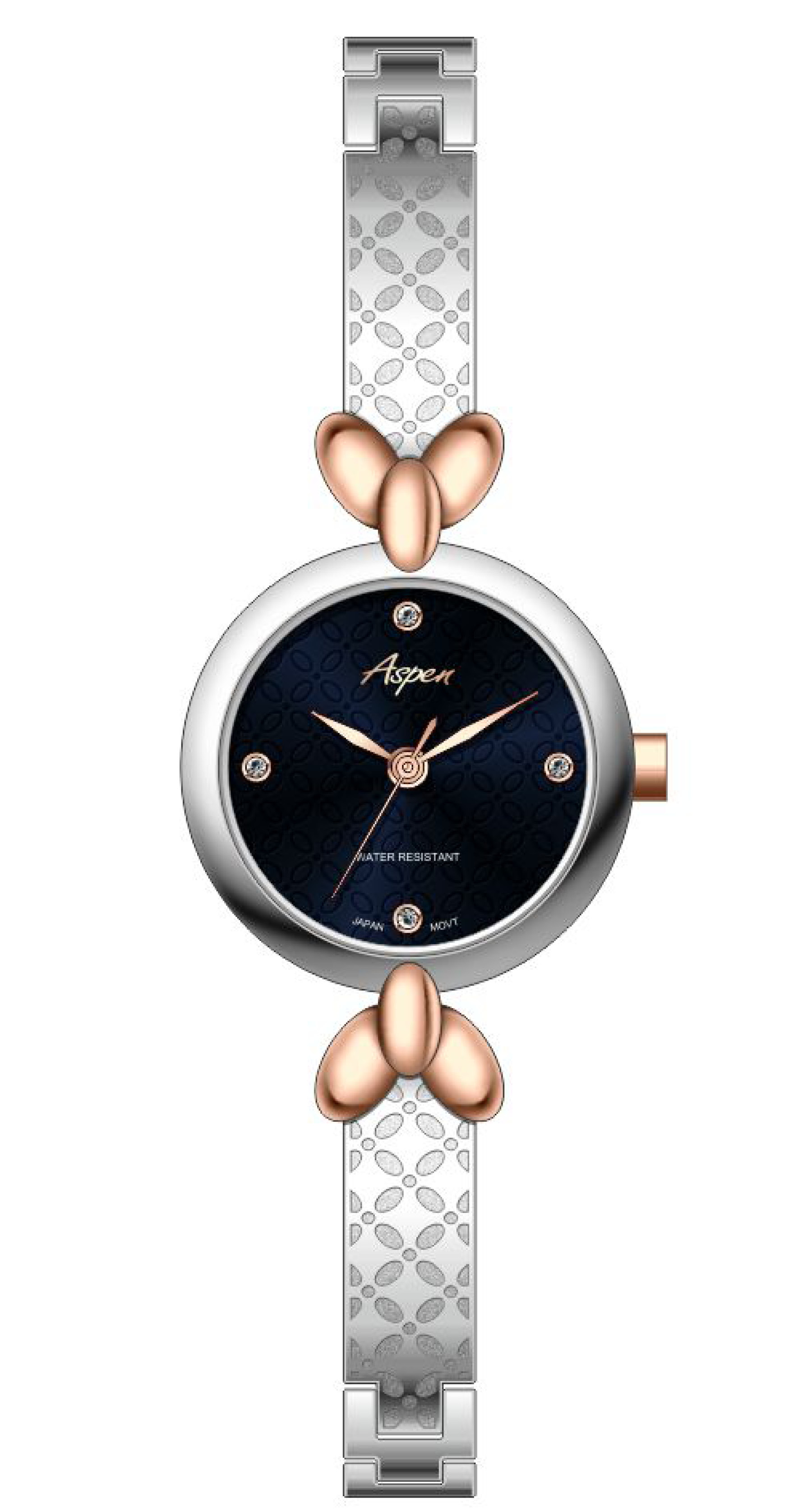 Montre pour femme, cubic zirconium