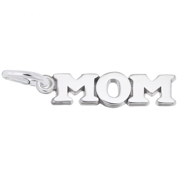 Pendentif en argent 925, maman