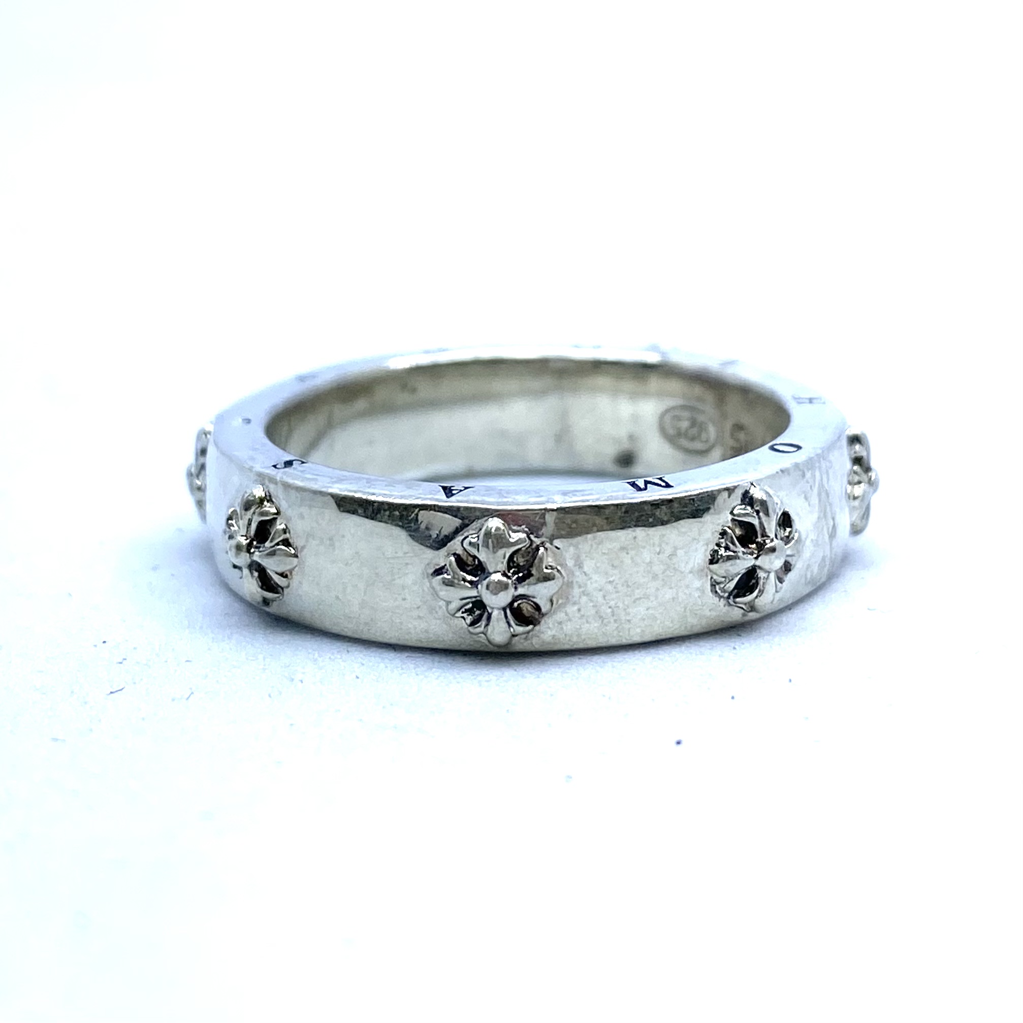 Bague pour homme en argent 925, croix