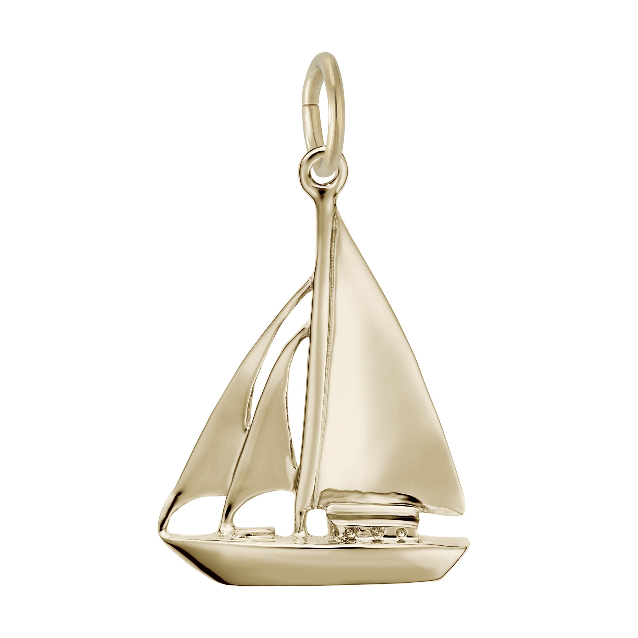 Pendentif en argent 925, voilier - 10-1414-000-GP - Rembrandt Charms
