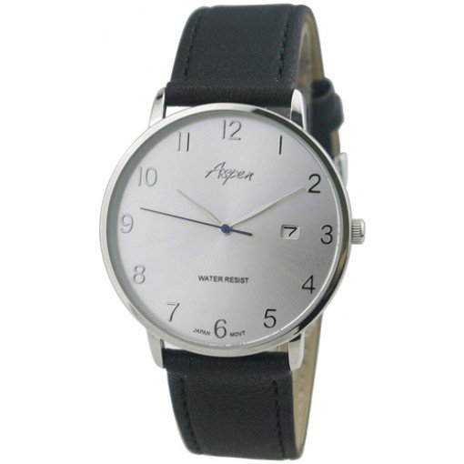 Montre pour homme, bracelet en imitation de cuir
