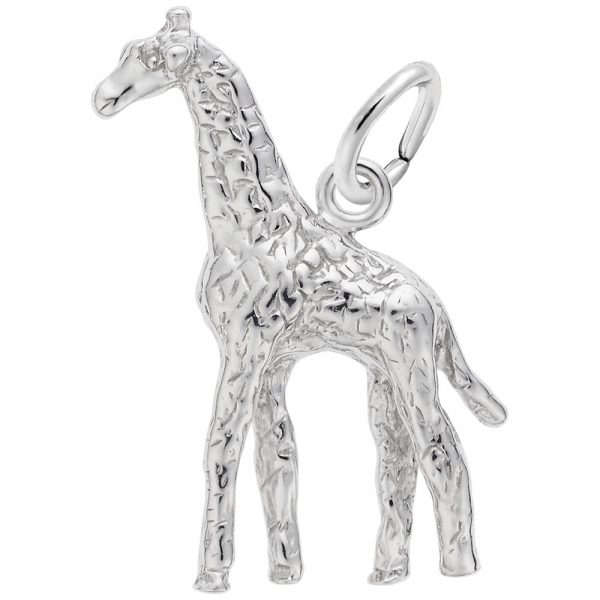 Pendentif en argent 925, giraffe