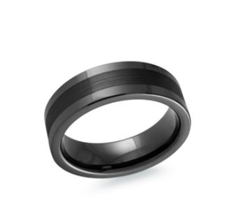 Jonc pour homme en tungstène